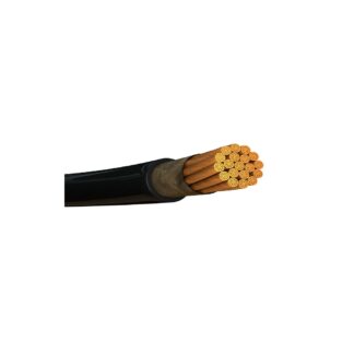 Laskabel, zwart neopreen